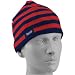 New England Patriots Hats : Reebok New England Patriots Ladies Red-Navy Blue Striped Team Colors Knit Beanie