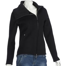 Bench Damen TOWER KNIT-FLEECE TRACK Strickjacke Black