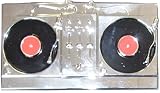 Shiny Silver DJ Turntable Metal Belt Buckle