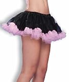 Pink Lined Womens Black Crinoline Petticoat