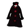 Good Lad Infant Toddler Little Girls Black Rose Fur Coat Girl 12M-6X
