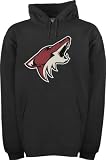 Phoenix Coyotes Black Old Time Hockey Big Logo Hooded Fleece Sweatshirt