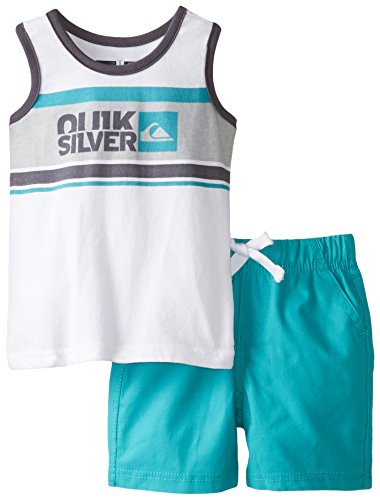 Quiksilver Baby Boys' White Tank Top with Shorts