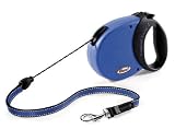 Flexi COMFORT LONG 2; 8 m bis 20 kg, blau/schwarz