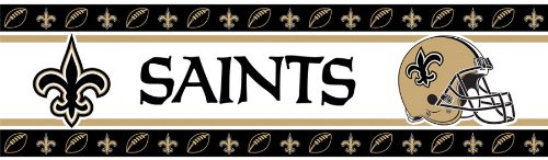 Sports Coverage New Orleans Saints Team Wall Border