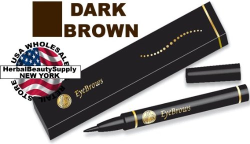 tint for hair Discount Natural Henna Eyebrow Pen - Dark Brown (Authorized Distributors Herbal Beauty Supply)