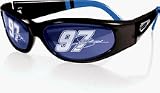 Kurt Busch Titan Sunglasses (Black Blue Tip) by Jax