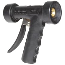 Dixon BWSG Brass Hot Water Washdown Spray Nozzle, 1/2" NPT Female Inlet, Black