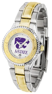 Kansas State Wildcats KSU NCAA Womens Competitor Two-Tone Watch