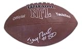Jerry Rice Autographed Full Size Wilson MVP Football w/ Proof Photo