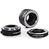Movo Photo AF Macro Extension Tube Set for Olympus EVOLT Four-Thirds Mount DSLR Camera with 12mm, 20mm & 36mm Tubes (Metal Mount)