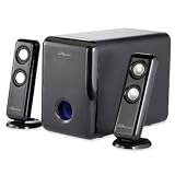 2.1 Portable Speaker System,18 Watts,3.5mm,4 Woofer,Black - SPEAKER,2.1,18WATT,WOOFER(sold individuall)