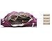 Color Scissor Women's Casual Travel Nylon Shoulder Bag Crossbody Messenger Bag Handbags Purple