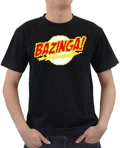 The Big Bang Theory Bazinga!! Logo Art Design T-shirt Great Gift Ideas for Adults, Men, Boys, Youth, & Teens, Collectible Novelty Shirts Design 102