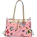 Dooney Bourke Large Miami Zip Top Tassel Bag Tote Pink