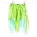 Sarah's Silks Lime and Aqua Reversable Silk Skirt 100% Silk