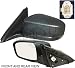 2005, 2006, 2007 Honda Accord Hybrid Driver Side Mirror Head Assembly - Power Non-Heated Graphite Pearl Clearcoat Sedan