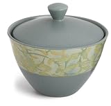 Noritake Elements Flora 14-Ounce Sugar Bowl with Cover