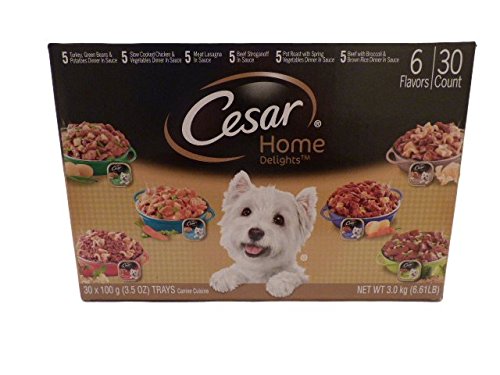 Cesar Home Delights Variety Pack 6 Flavors 30 Count