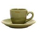 COLORcode Espresso Cup and Saucer Set Service for 4 - Wasabi