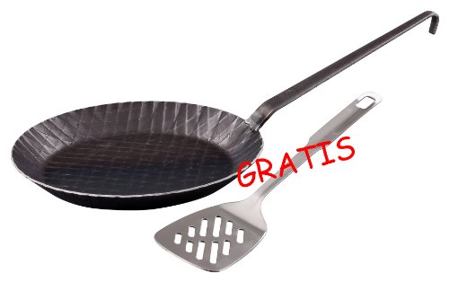 PROFI schmiedeeiserne Bratpfanne schwer (/) 28 cm (27,5 cm) - MADE IN GERMANY