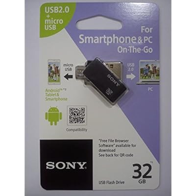 Sony USM32SA2/B 32 GB USB Flash Drive (Black)