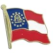 Georgia Flag Lapel Pin