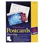 Avery 5889 Color Laser Postcards, 4 x6, White, 2 Cards per Sheet, 80/pack