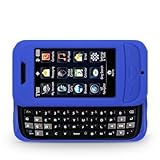 Blue Silicone Rubber Gel Soft Skin Case Cover for Samsung Reality U820 Phon ....