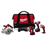Factory-Reconditioned Milwaukee 2691-84 18-Volt Cordless M18 Lithium-Ion 4-Tool Combo Kit