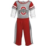 Nike - Nike Ohio State Buckeyes Infant Scarlet Creeper & Fleece Sweatpants 2-piece Gift Set