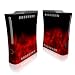 Dark Ruby Crystal Design Xbox 360 Front Panel Protector Skin Decal Sticker