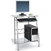 DPA TWS-F9965-1 Net Station Clear Glass Computer Desk from Stand & Deliver