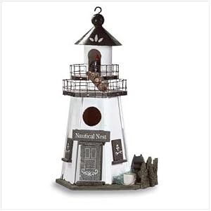 Wood ''lighthouse'' birdhouse - Style 30208