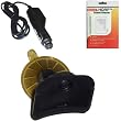 HQRP Car Windshield Cradle Suction Cup Mount / Holder and 12V Car Charger for TomTom One XL XL-S plus HQRP Universal Screen Protector