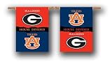 BSI Georgia Bulldogs House Divided with the Auburn Tigers 28x40 Banner
