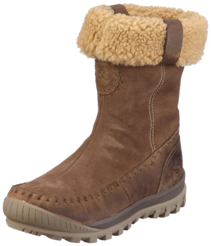 Timberland MT HLLY LTR MID ZIP TAUPE 19629, Damen Stiefel, Braun (Taupe), EU 40 (US 9)