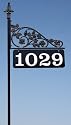 Rose 48" Reflective Address Sign