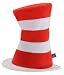 Search : Dr. Seuss The Cat in the Hat - Deluxe Hat (Adult)