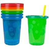 The First Years Take & Toss Spill-Proof Straw Cups - 10Oz, 4 Pack