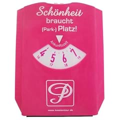 Tussi on Tour Parkscheibe pink mit Eiskratzer Sch�nheit braucht Park Platz