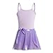 MAGIC TOWN Girls' Camisole Tutu Dress Leotard