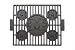 NCAA Michigan Wolverines Sports Cast Iron Branding Iron Grill Accessory