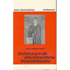 Einf�hrung in die alttestamentliche Weisheitsliteratur.