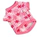 WXBUY Pet Dogs Fleece Fur Coat Clothes Puppy T-shirts Pink S