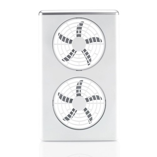 HUGOGATE 6インチ ポータブルツインファン [ 電池式 扇風機 ]