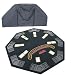 Folding Blackjack / Poker Table Top (48 Inch) Octagon with Cup Holders