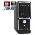 Leiser PC - CSL Sprint 5963 (Hexa) - Gaming SixCore! PC-System mit AMD FX-Series FX-6100 6x 3300 MHz, 1000GB SATA, 8192MB DDR3, ASUS Mainboard, GeForce GT 430 4096MB, DVD-RW, CardReader, 7.1 Sound, GigLAN