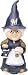 Milwaukee Brewers Lady Garden Gnome