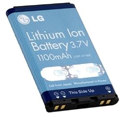 Lg VX3300 VX-3300 VX4650 VX-4650 VX3450 VX-3450 AX4270 AX-4270 AX4750 AX-4750 OEM Li-Ion Cell Phone Battery (1100 mAh) LGIP-A1100E SBPL0082301/ SBPL0082101/